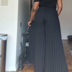 Black Wide Leg Zara Pants